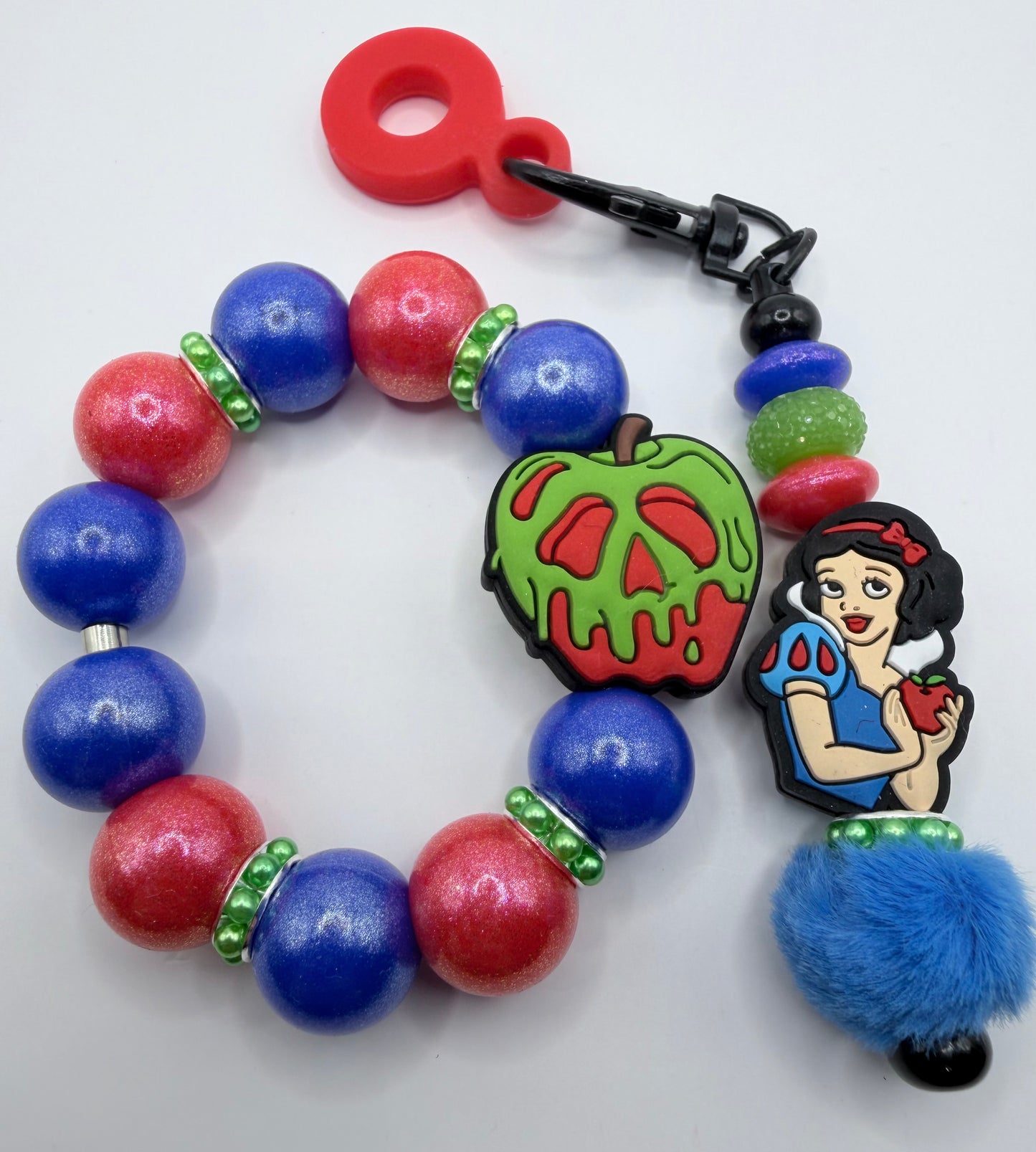 Poisoned Apple Tumbler Handle Bracelet & Charm