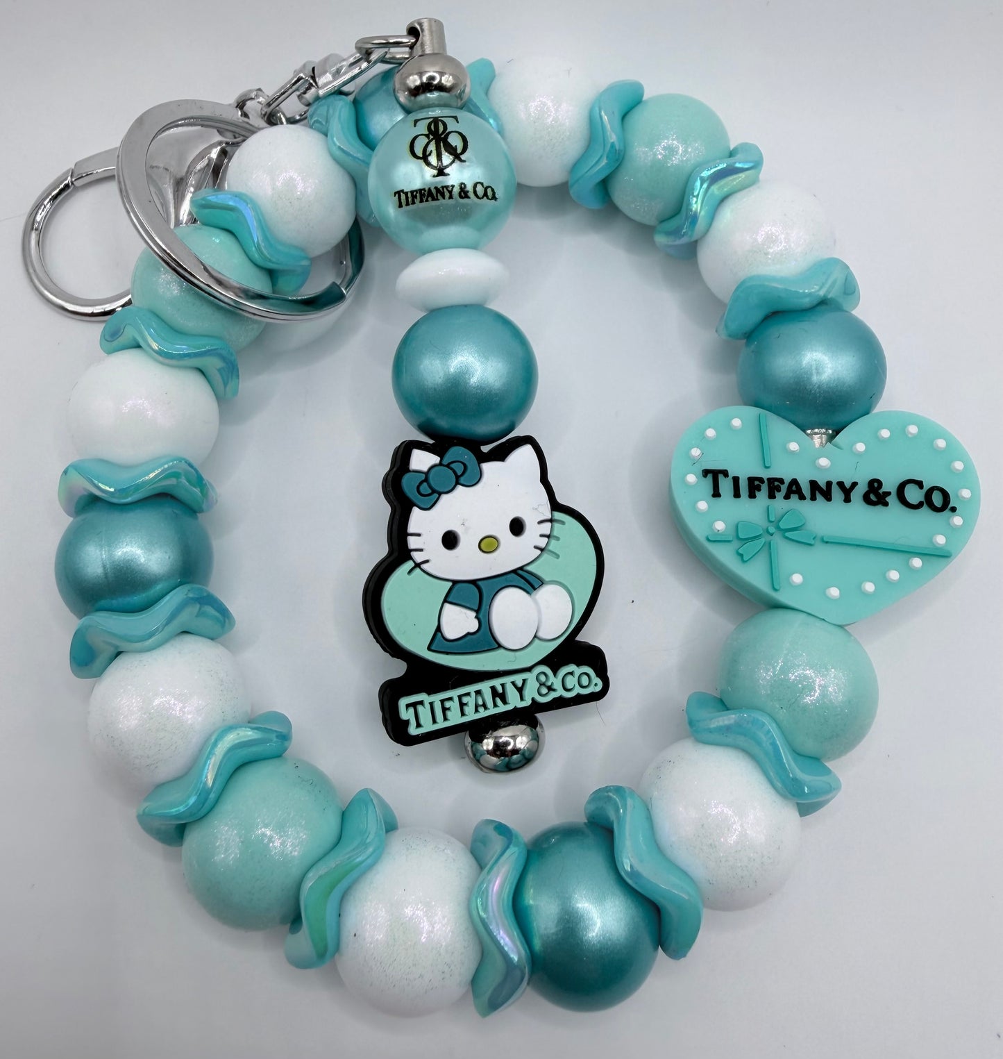 Tiffany/HK Wristlet With Keychain Add On