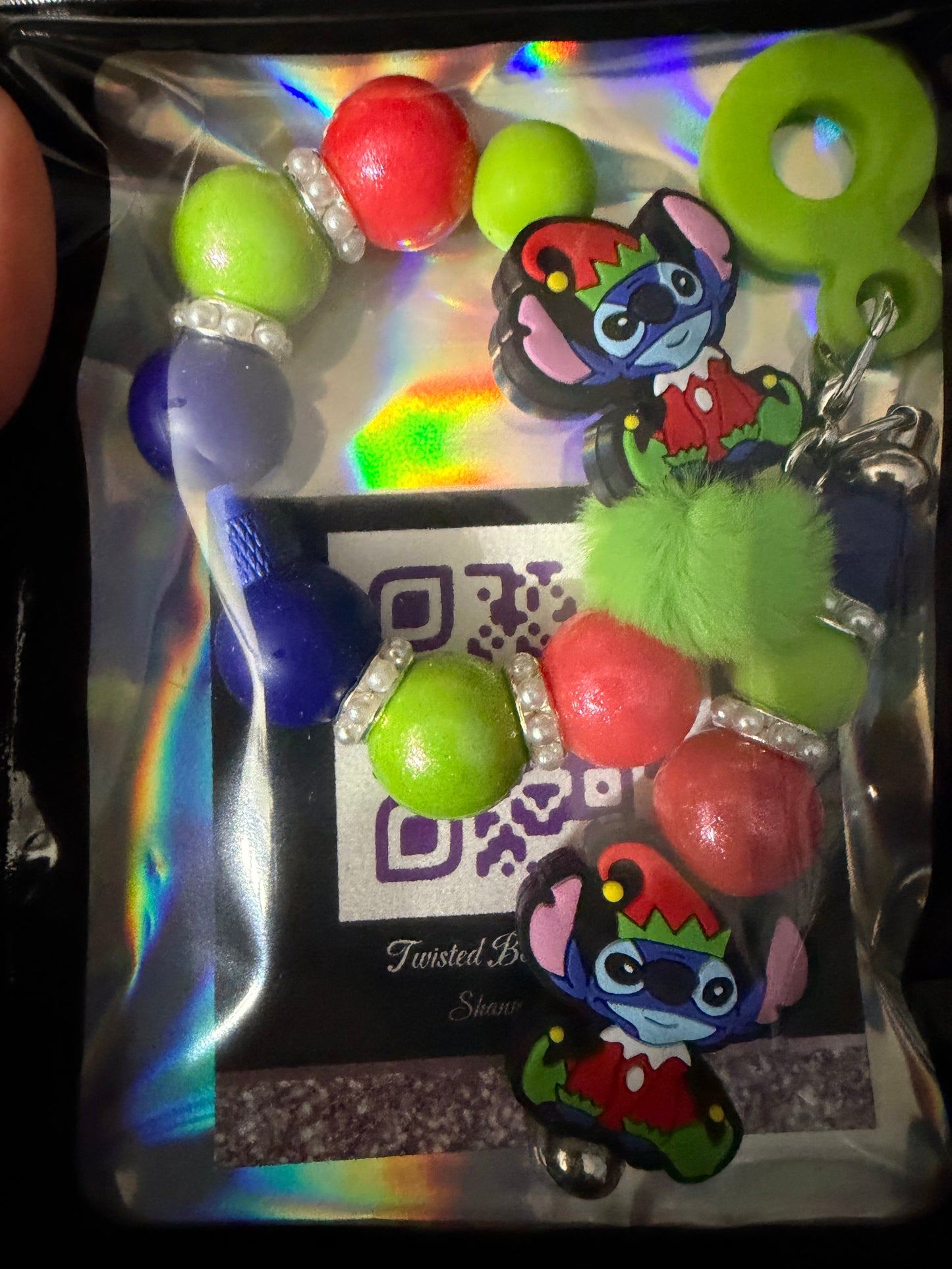 Merry Stitch-mas Handle Bracelet and Charm