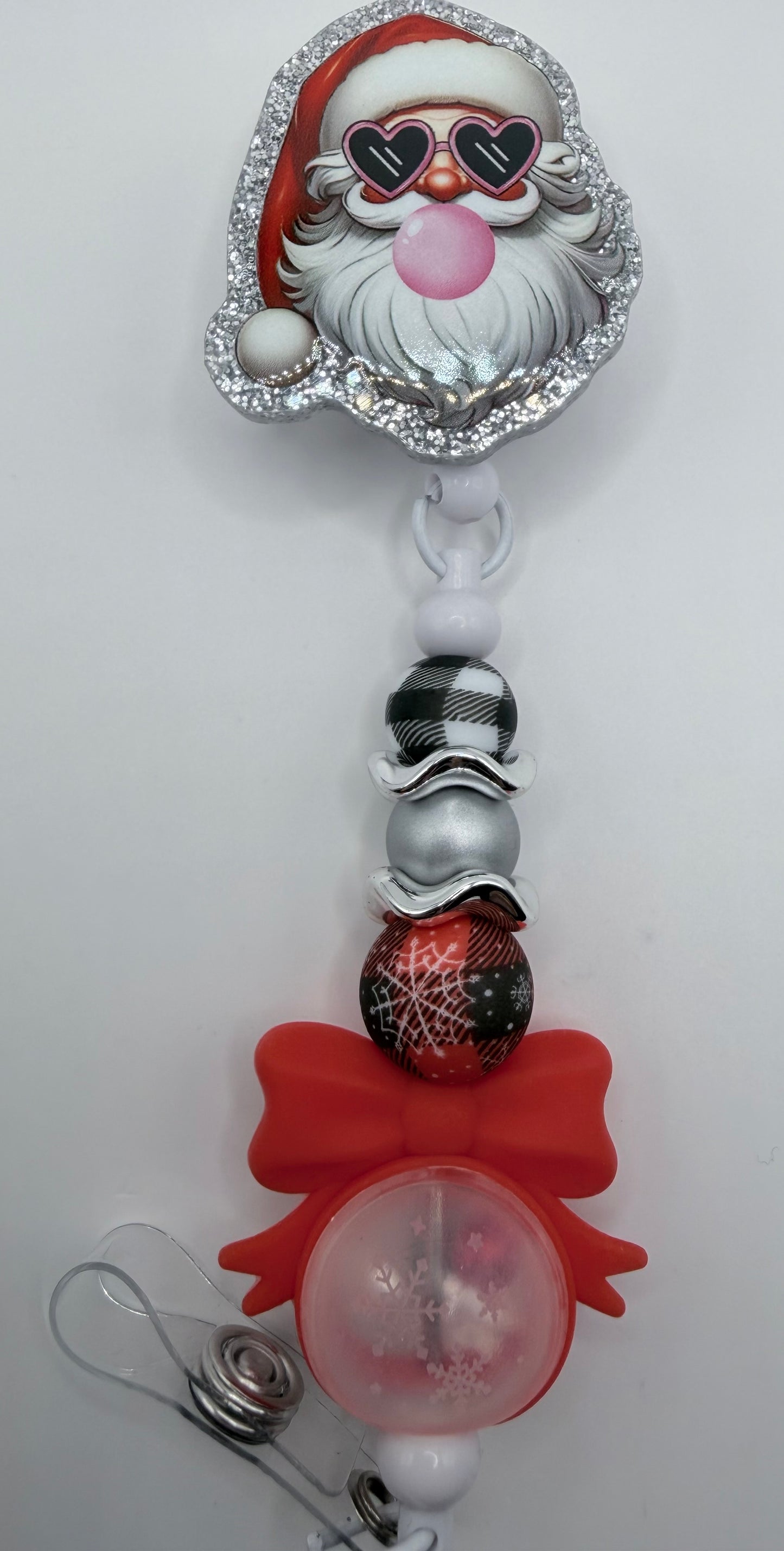 Bubblegum Santa Badge Reel