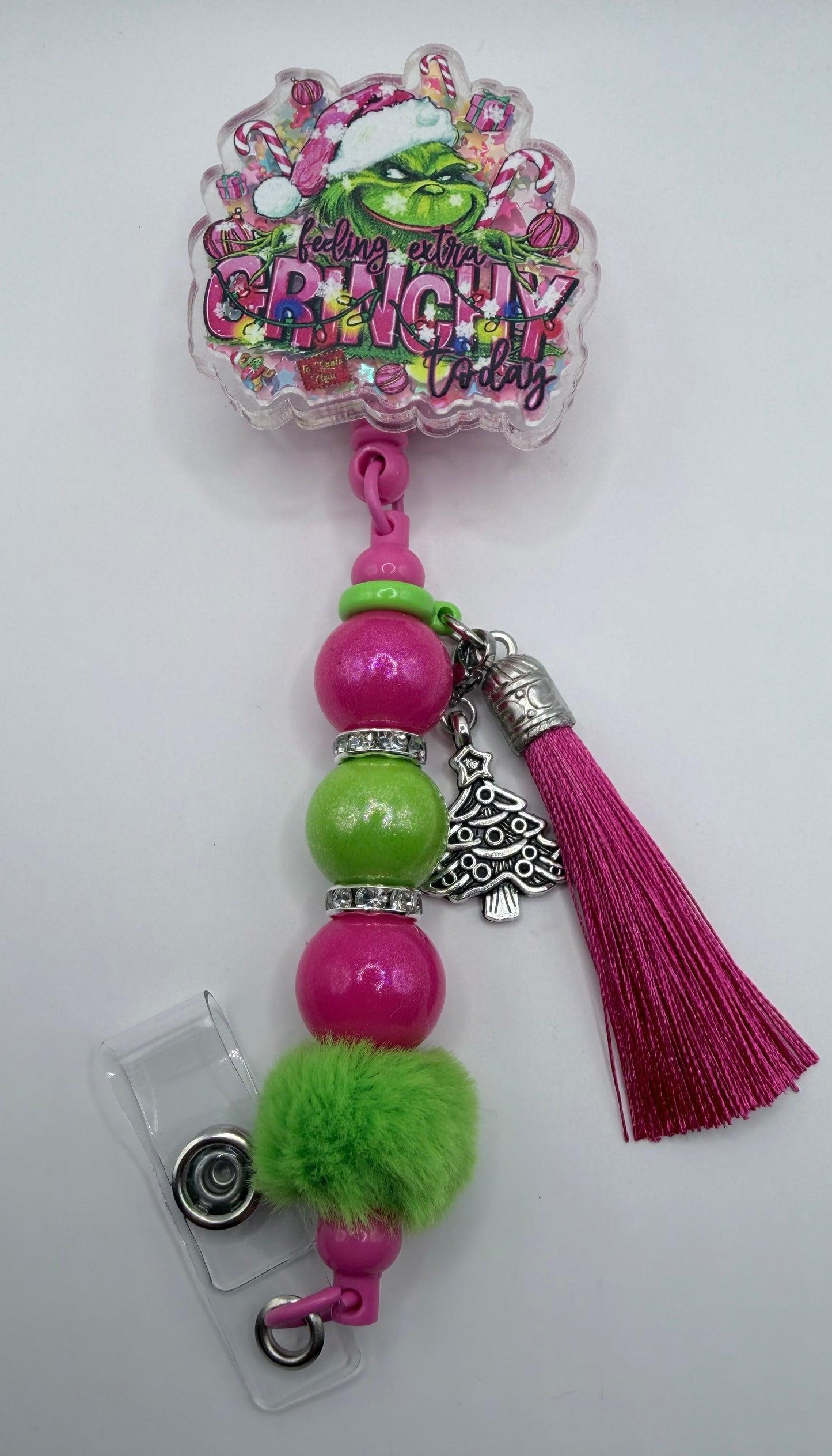 Feeling Extra Grinchy Today Badge Reel