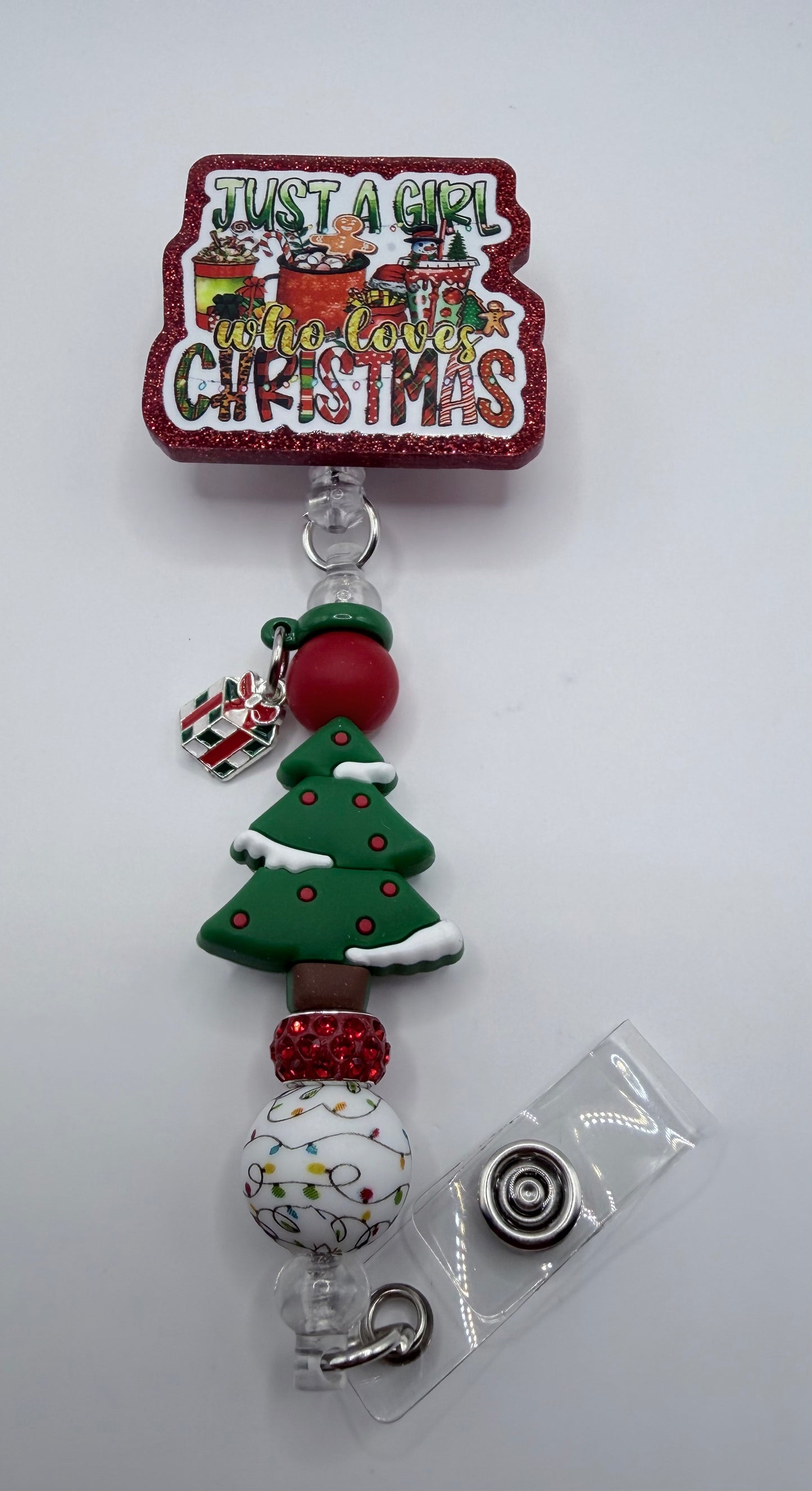 Just a Girl Who Loves Christmas Badge Reel