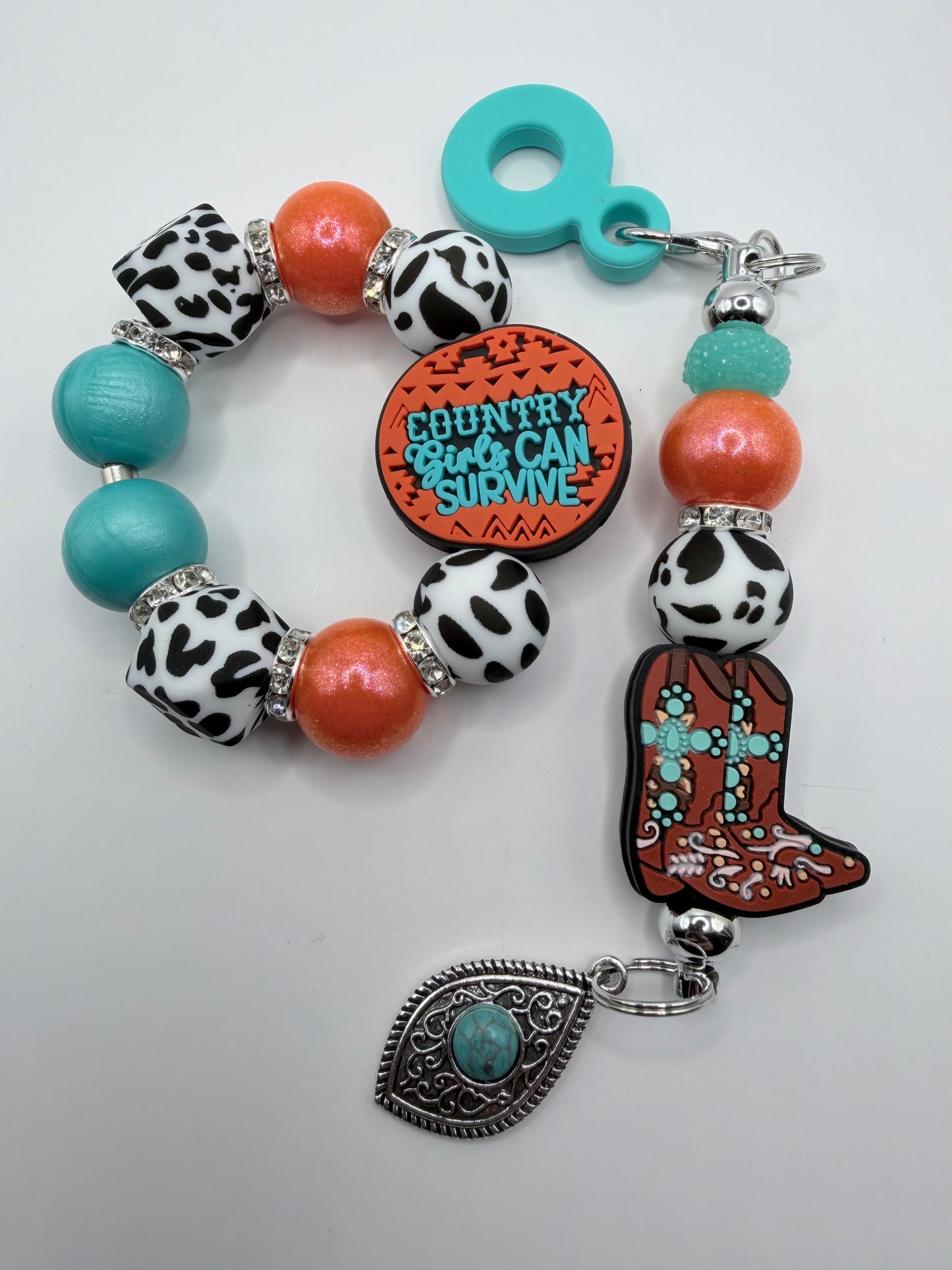 Country Girls Can Survive Handle Bracelet & Charm