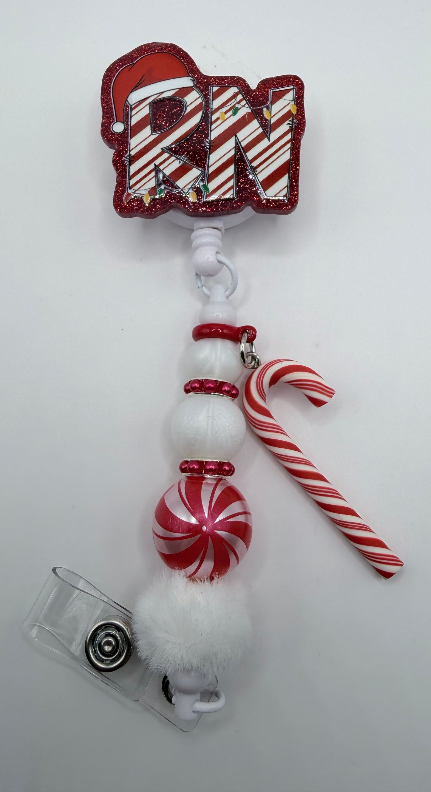 Christmas RN Badge Reel