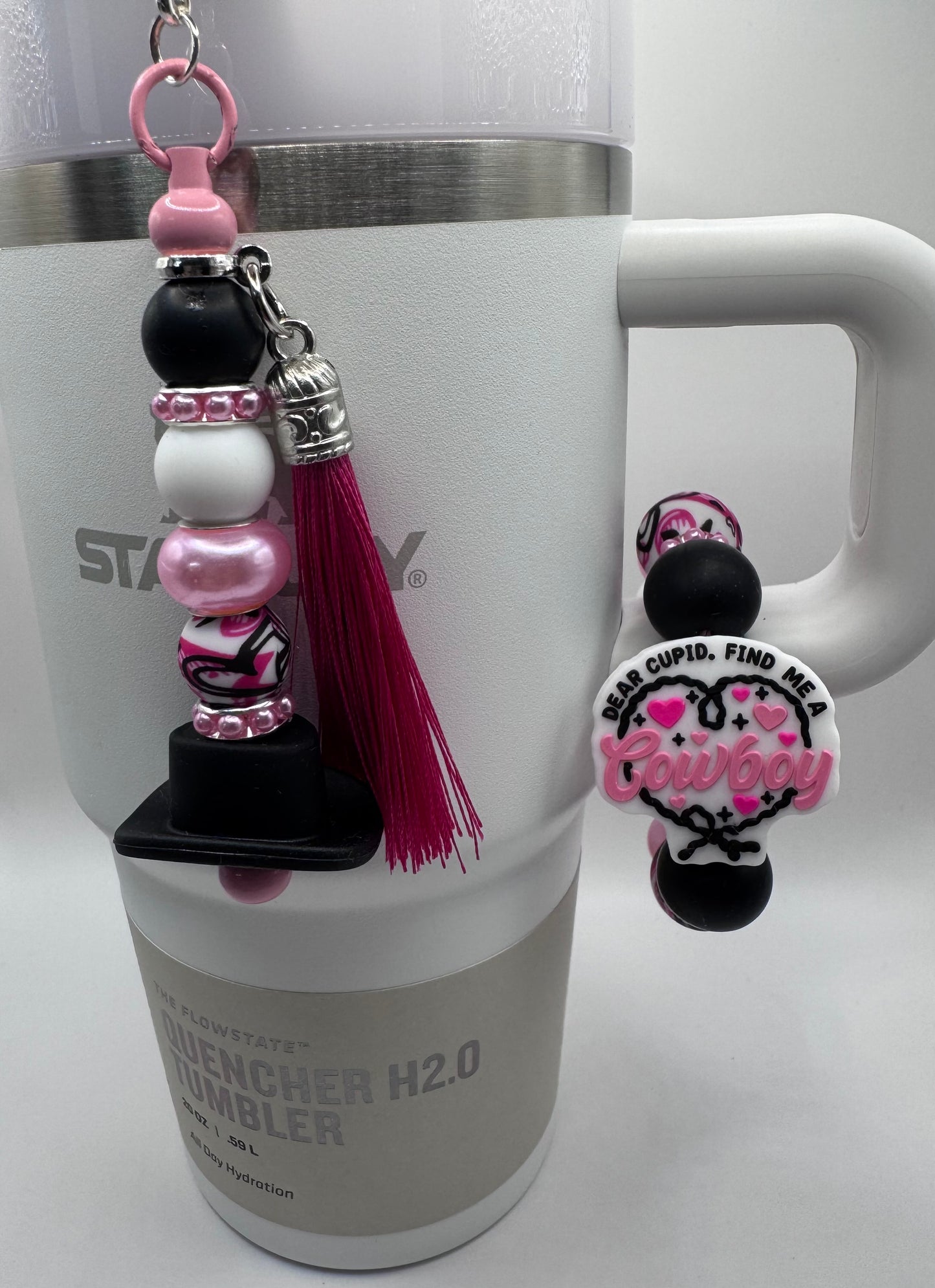 Dear Cupid, Find Me A Cowboy Handle Bracelet & Charm