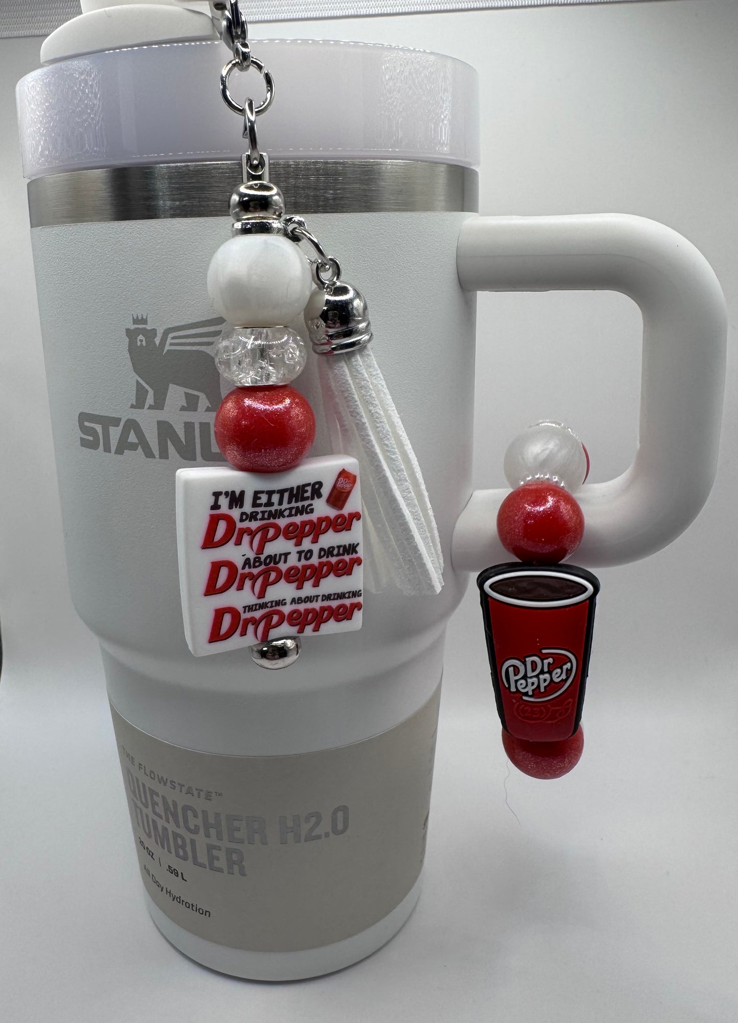 Dr Pepper Handle Bracelet & Charm