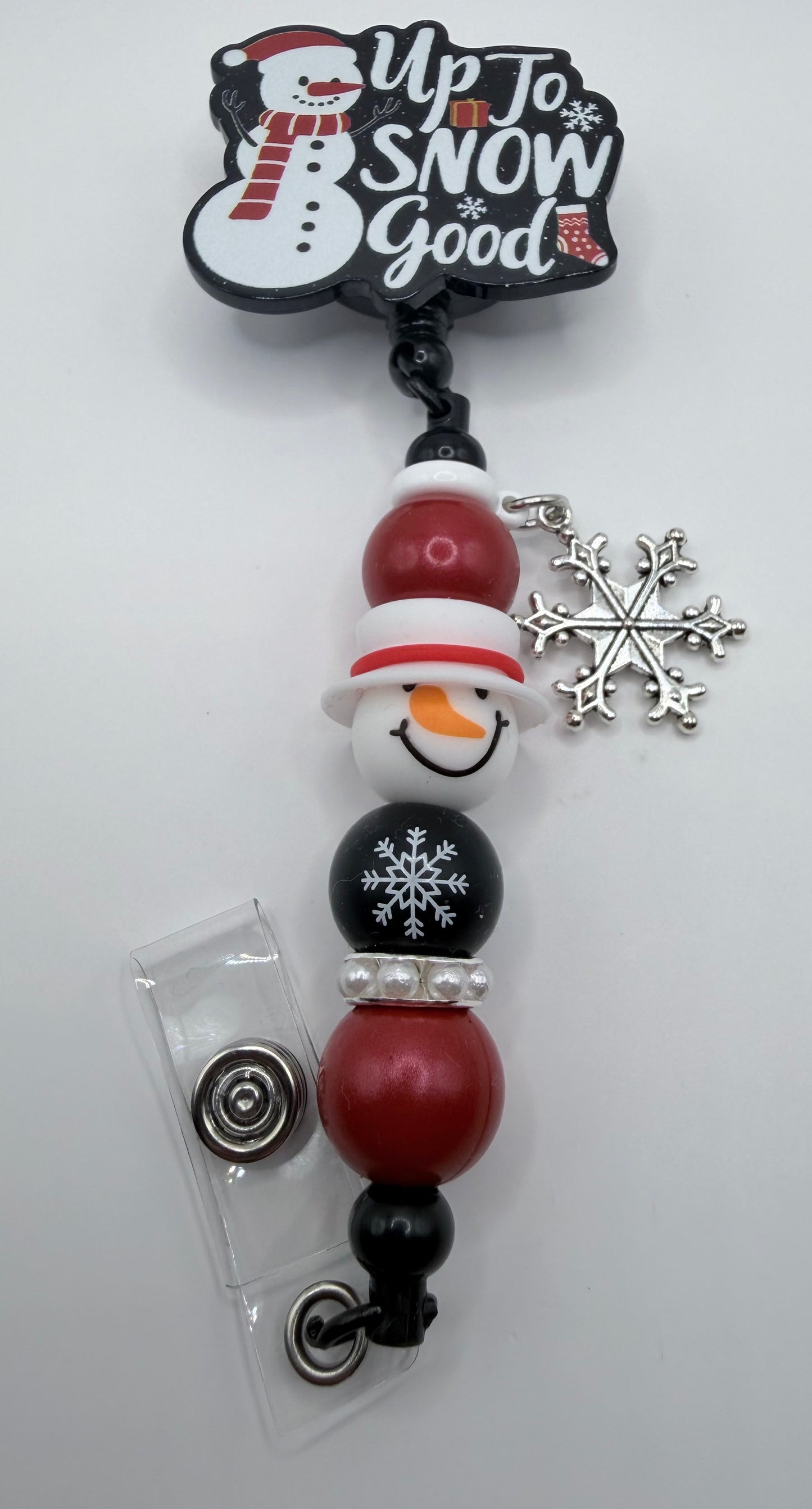 Up To Snow Good Badge Reel