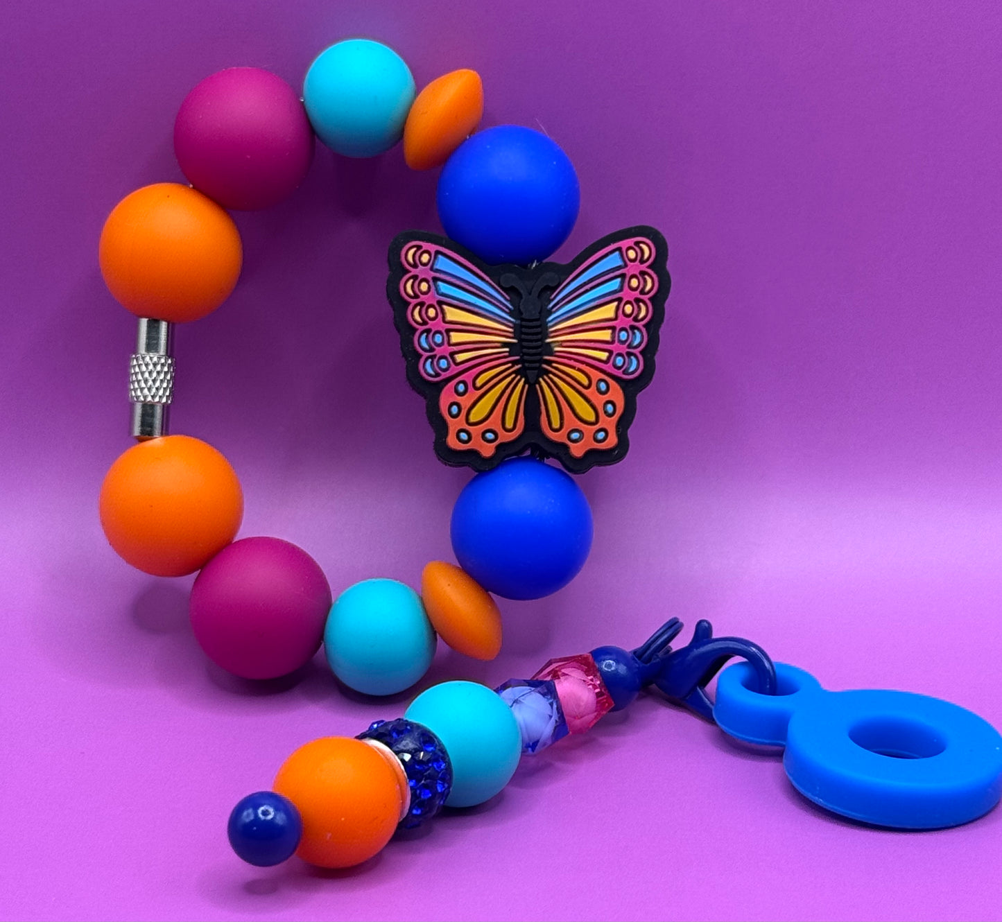 Butterfly Handle Bracelet & Charm
