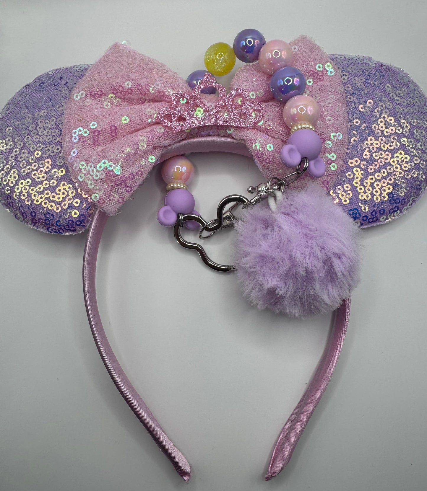 Pink & Purple Mouse Ear Holder