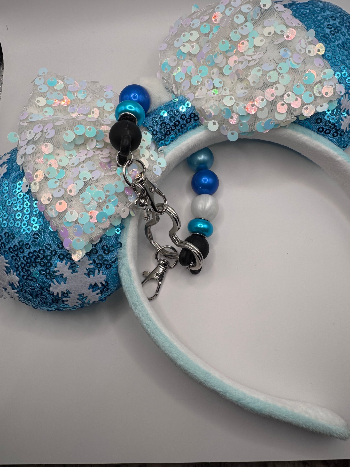 Blue & Teal Mouse Ear Holder