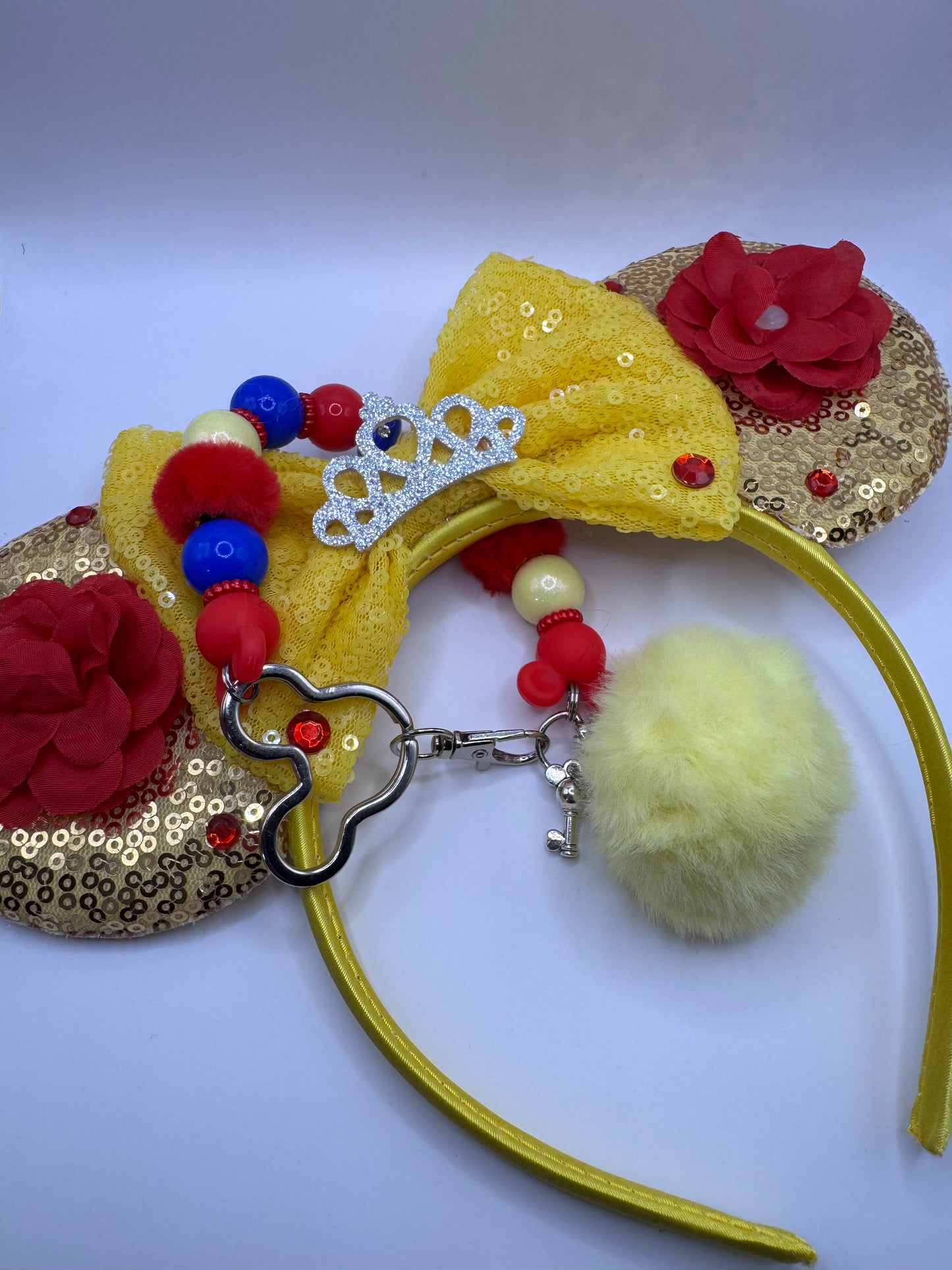 Blue & Red Mouse Ear Holder