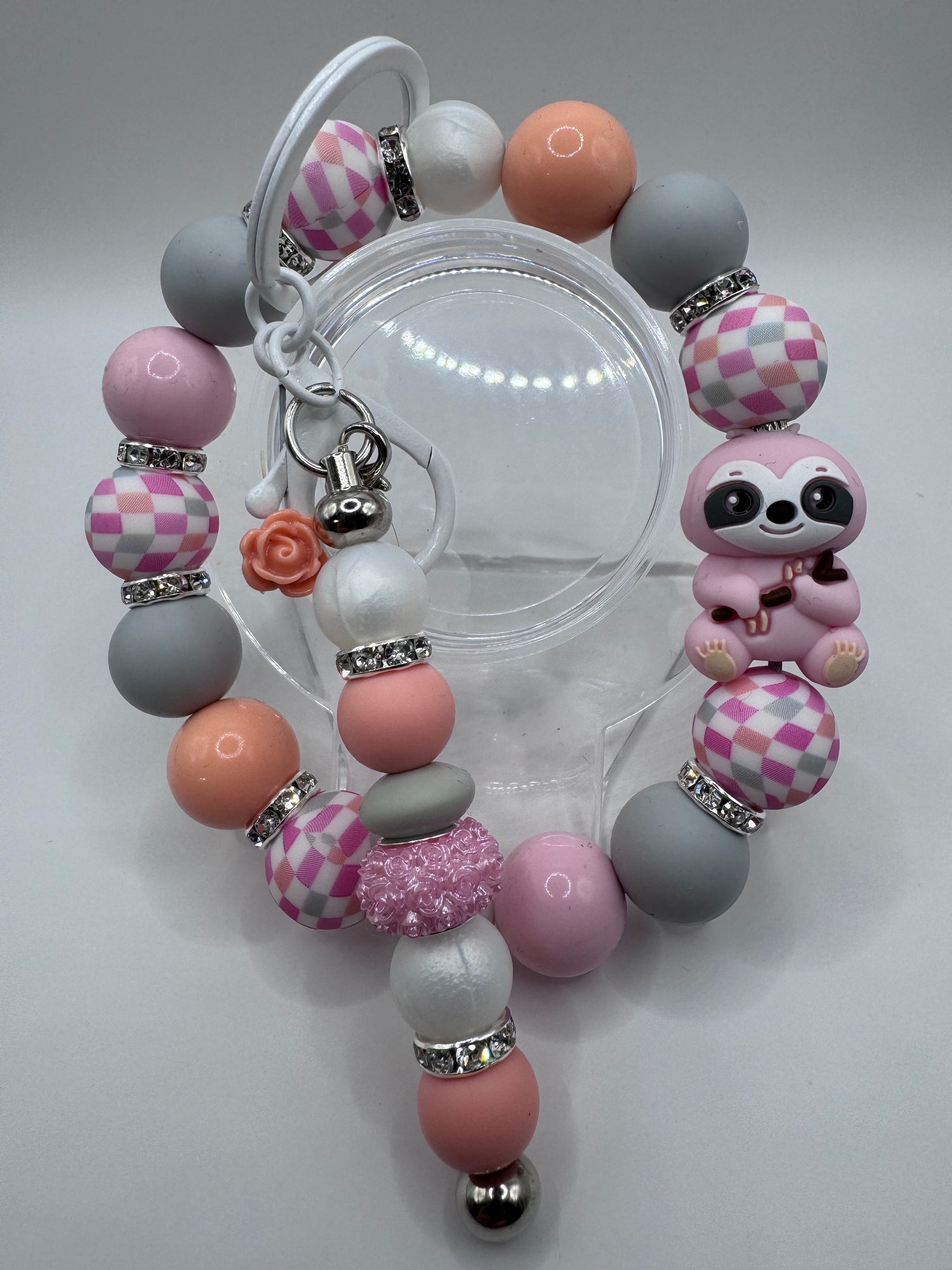 Wristlet with keychain add on