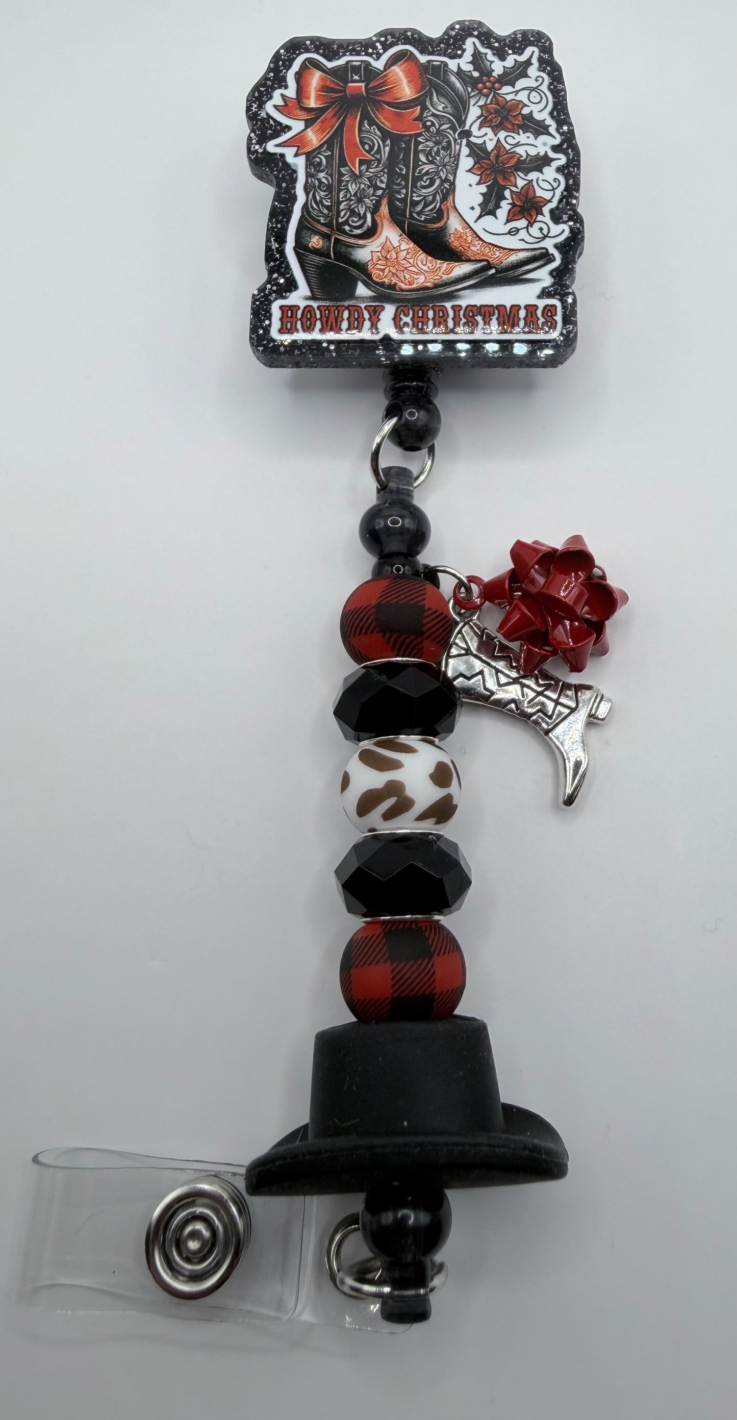 Howdy Christmas Badge Reel