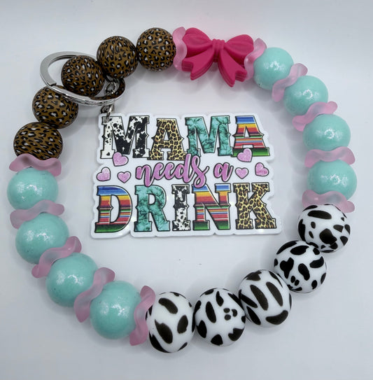 Mama Needs A Drink Wristlet
