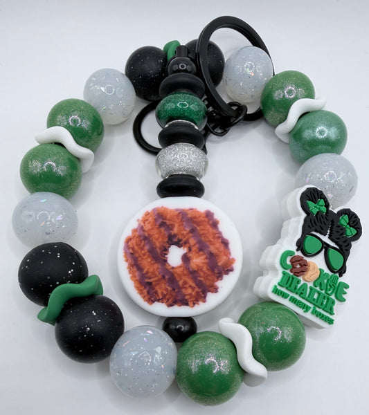 Cookie Dealer/Samoas Wristlet With Keychain Add On