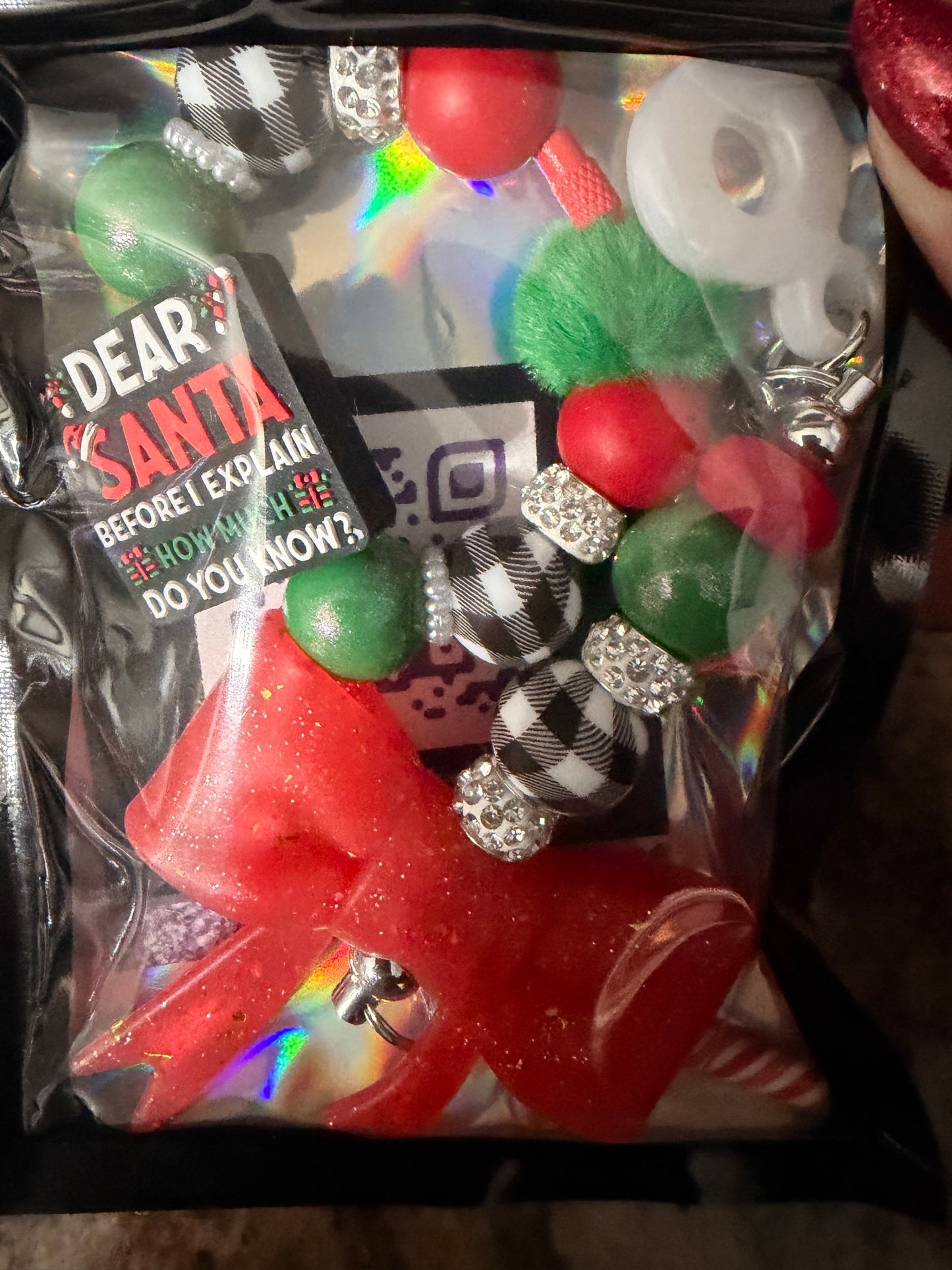 Dear Santa Handle Bracelet and Charm