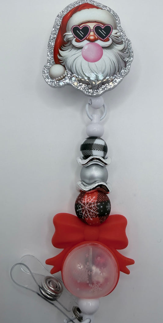 Bubblegum Santa Badge Reel