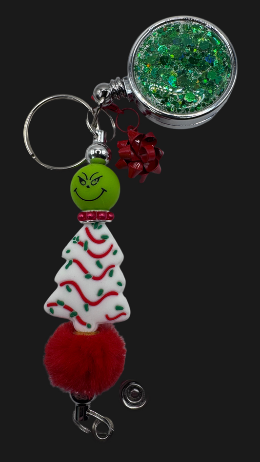 Grinch Badge Reel