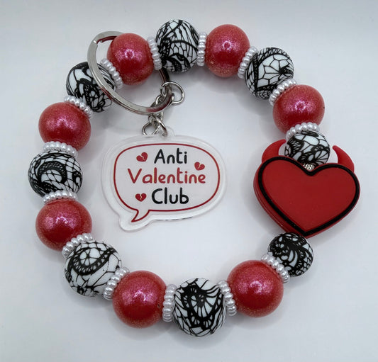 Anti Valentine Club Wristlet