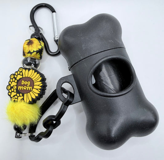 Sunflower Dog Mom Poo Bag Dispenser