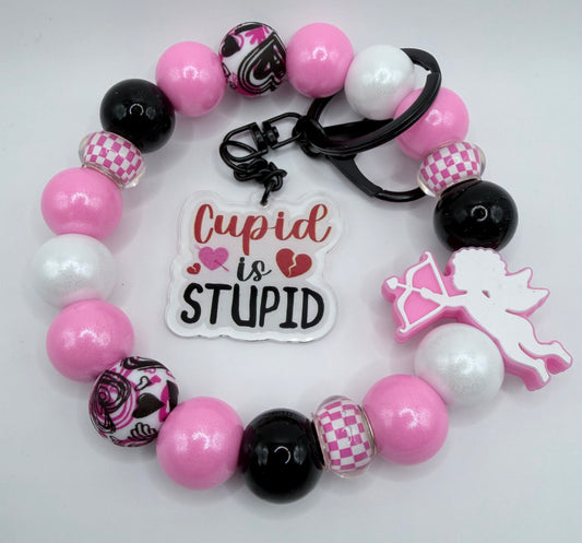 Cupid Is Stupid Wristlet