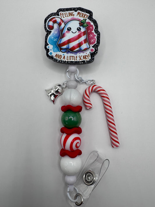 Feeling Merry and A Little Scary Badge Reel