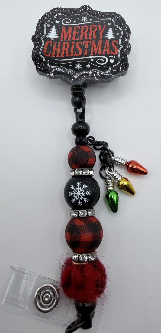 Merry Christmas Badge Reel