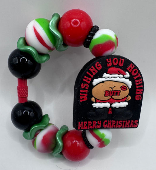 Wishing You Nothing Butt A Merry Christmas Handle Bracelet