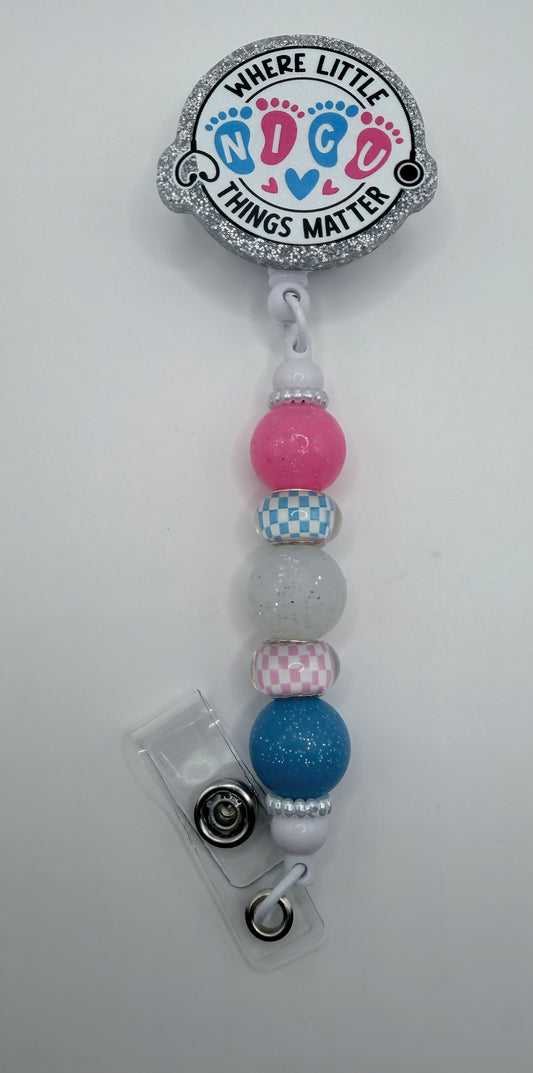 NICU Little Things Matter Badge Reel