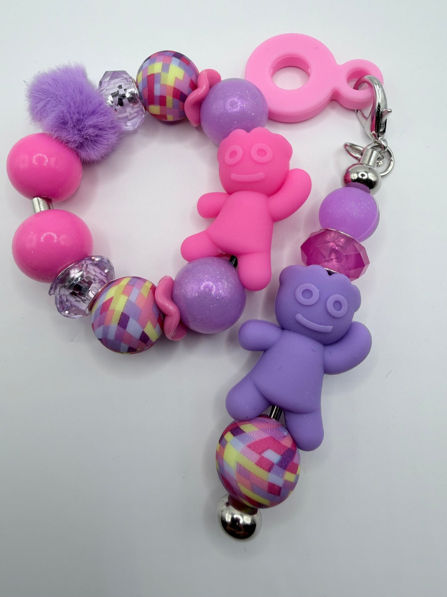 Sour Patch Tumbler Handle Bracelet & Charm
