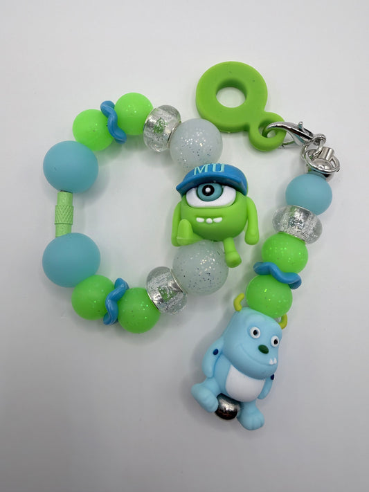 Monsters Tumbler Handle Bracelet & Charm