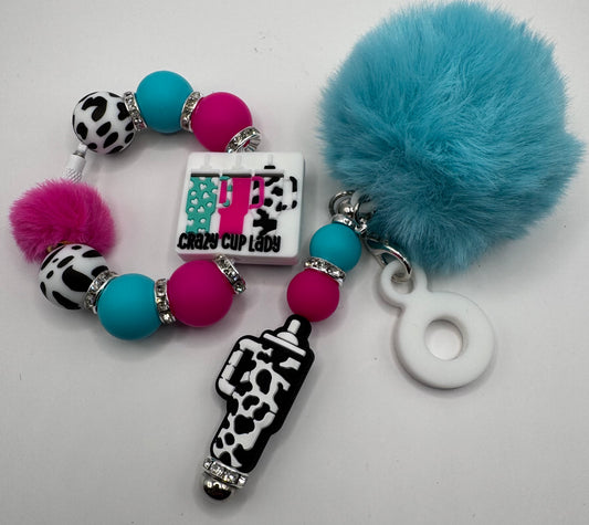 Crazy Cup Lady Handle Bracelet & Charm