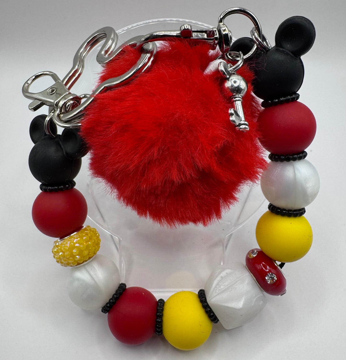 Red & Black Mouse Ear Holder
