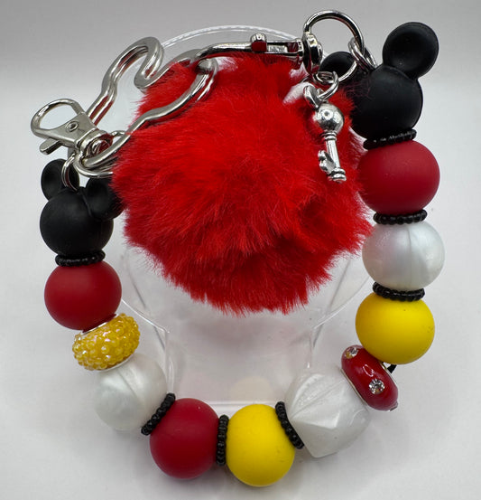 Red & Black Mouse Ear Holder