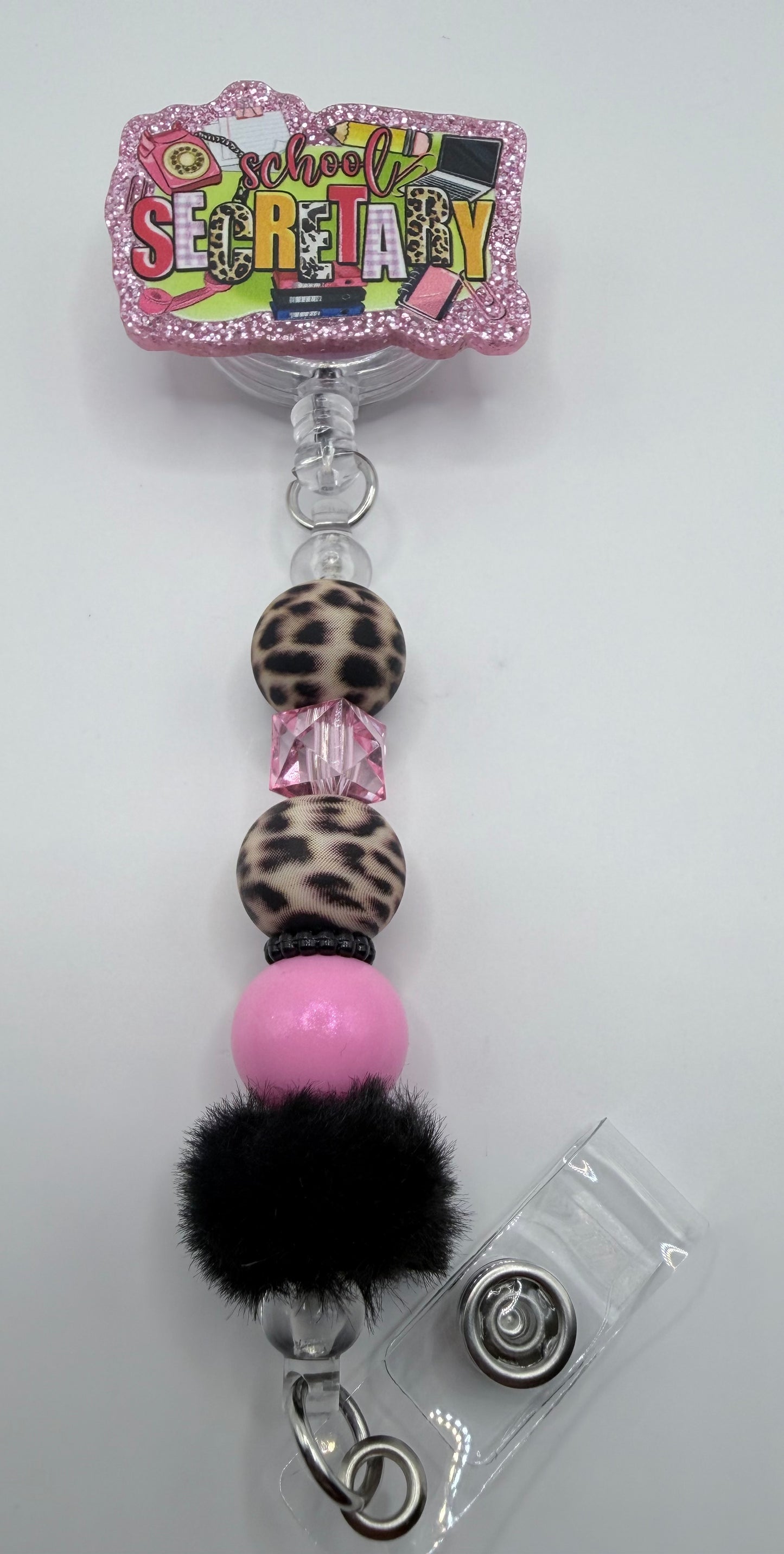 School Secretary Badge Reel