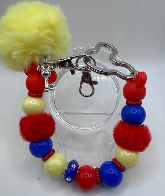 Blue & Red Mouse Ear Holder