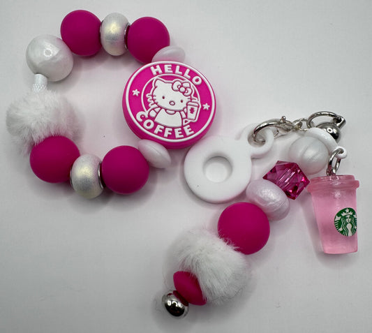Hello Coffee Handle Bracelet & Charm