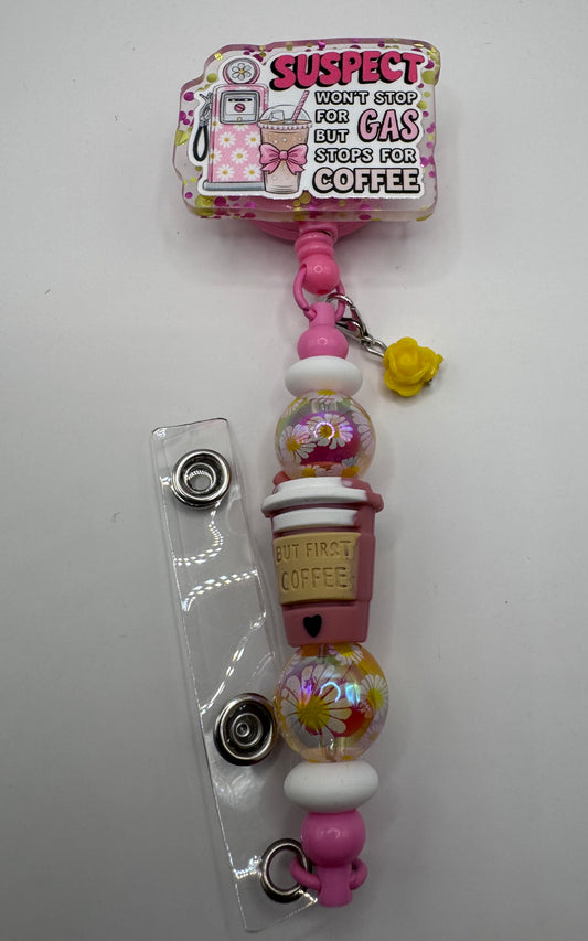 Coffee Badge Reel