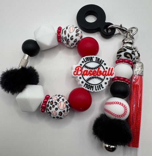 Livin’ That Baseball Mom Life Handle Bracelet & Charm