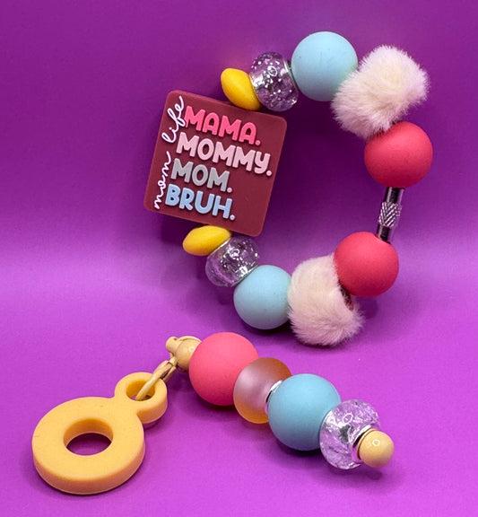 Mom Life Handle Bracelet & Charm