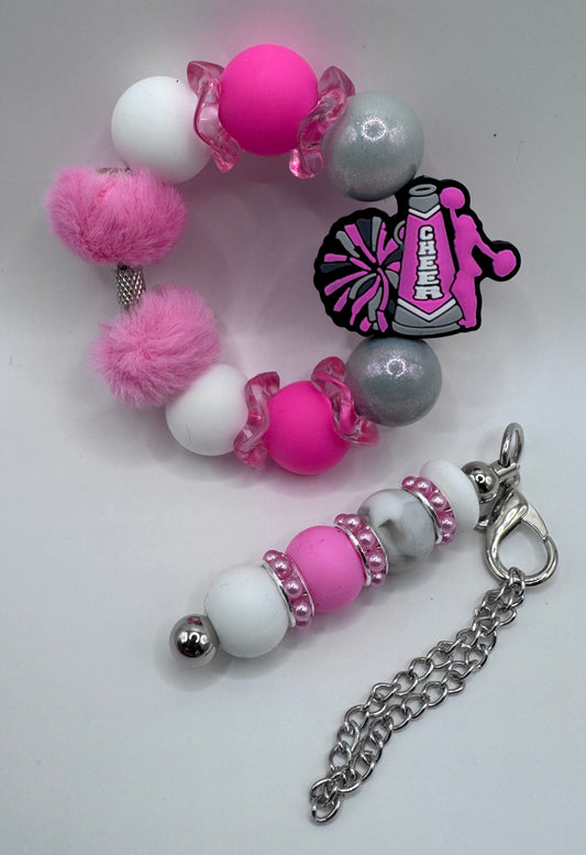 Cheer Handle Bracelet and Charm