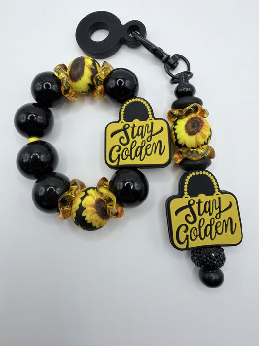 Stay Golden Handle Bracelet & Charm