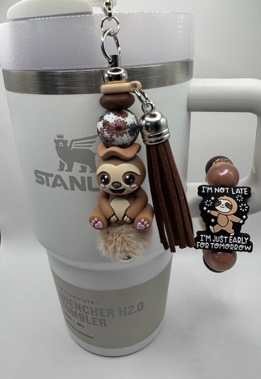 I’m Not Late, I’m Just Early For Tomorrow Handle Bracelet & Charm