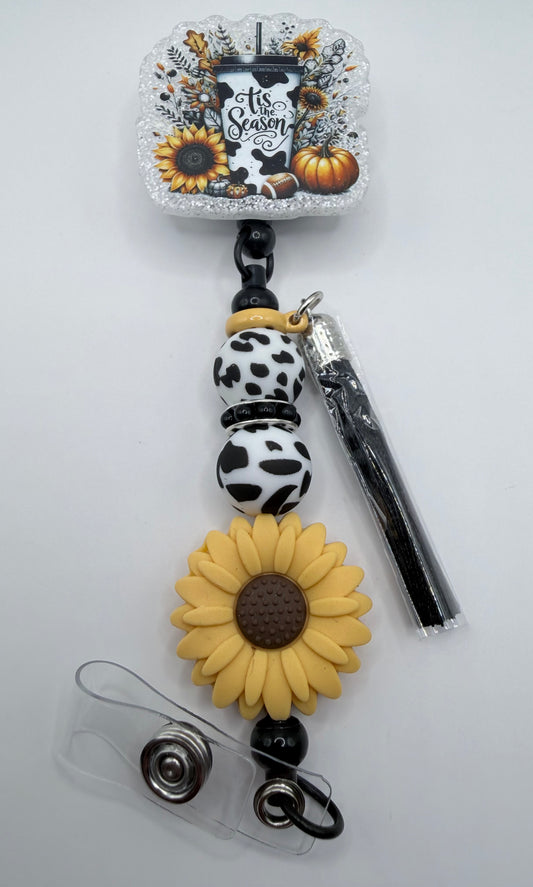 Tis the Season Sunflower Badge Reel